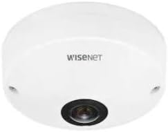 Hanwha Techwin QNF-8010 Q Series 6 MP Sensor 360° Indoor Fisheye Network Camera with Lens 1.14mm (187°X187°), RJ45 Connection