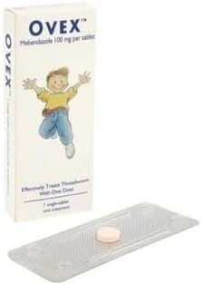 Single-Dose Threadworm Treatment Tablet – Effective Deworming for Adults and Children, Easy-to-Swallow | 1 Tablet Pack |
