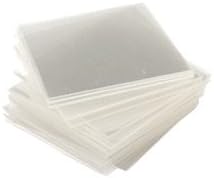 Clearshield Curing Windshield Film Tabs for Rock Chip Repair - 1” x 1” Plastic Squares to Fix Chip in Windshield - Essential Auto Glass Repair Supplies - Made in the USA (100 Pack)