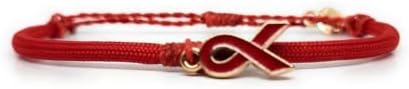 HIV/AIDS Awareness Paracord Bracelets, In Support of Loved Ones Battling HIV/AIDS,Fund Raising, Friendship Bracelets, Gift, Unisex