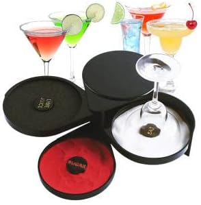 DARENYI 3 Tier Bartender Tool Cocktail Accessory Glass Rimmer Rotating Salt Home Practical Bar Lime Juice Sugar