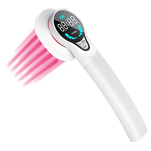 Cold Laser Device of Class IIIa, Power output 5mW, Wavelength of 650nm+808nm, Reach Distance 2.5 cm for Joints, Muscles, Shoulders, Elbows, Knees Treatment