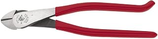 Klein Tools D248-9ST Diagonal Cutting Pliers, Ironworker's Diagonal Cutters with High Leverage Design, Made in USA, Works as Rebar Cutter and Rebar Bender, 9-Inch