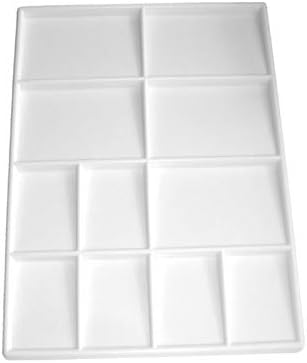 Lexicon Select Artists Rectagular 11 Well Flat Paint Mixing Palette