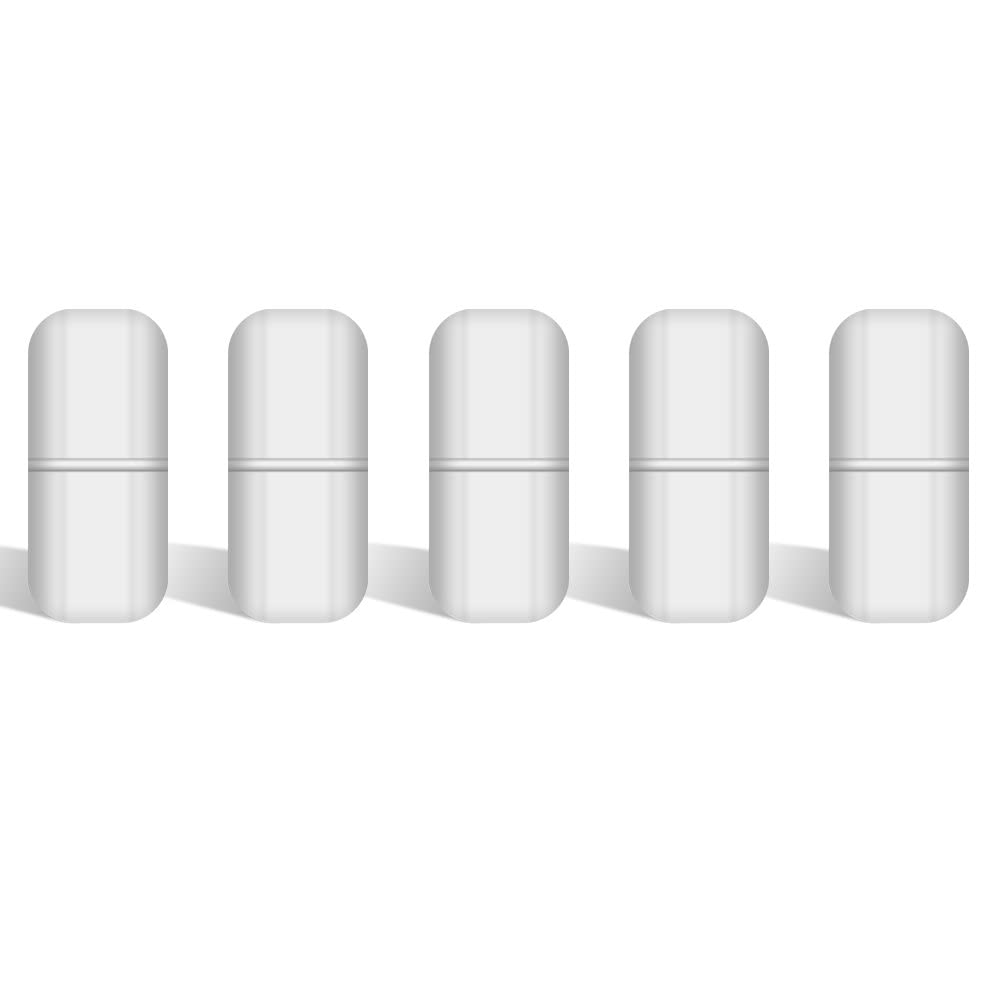 stonylab Magnetic Stir Bars, 15 mm PTFE-Coated Mixing Bars for Laboratory Stir Plate, 5-Pack