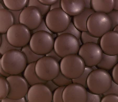 E. Guittard 55% Blended Premium Cocoa Semisweet Dark Chocolate Wafers, 25 lb - Gourmet Baking & Confectionery