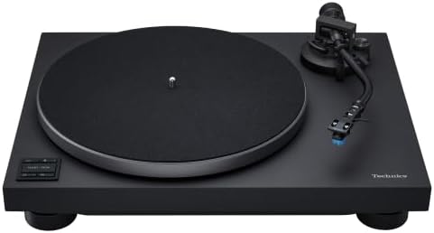 Technics Turntable, Premium Class HiFi Record Player with Coreless Direct Drive Motor and Bluetooth, Stable Playback, Audiophile-Grade Cartridge and Precision Tonearm, Dustcover Included – SL-40CBT-K