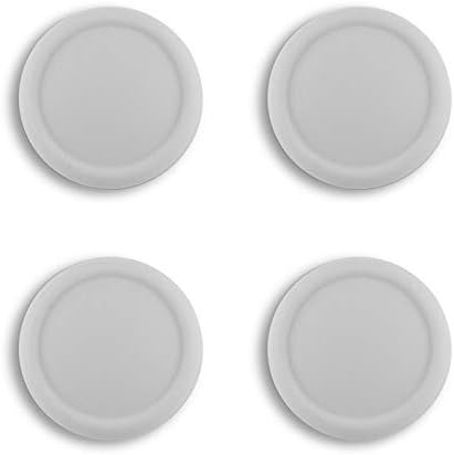eXtremeRate PlayVital Switch Joystick Caps, Switch Lite Thumbstick Caps, Silicone Analog Cover for OLED Joycon Thumb Grips - Light Gray
