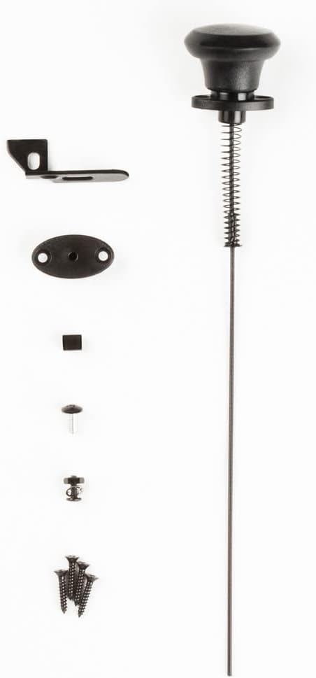 National Hardware N109-070 Gate Latch Cable Pull, Black