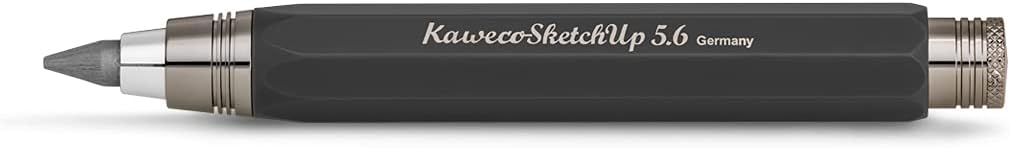 Kaweco SKETCH UP Clutch Pencil 5.6 mm 5B Black with Lead Refill I Pencil 10.5 cm
