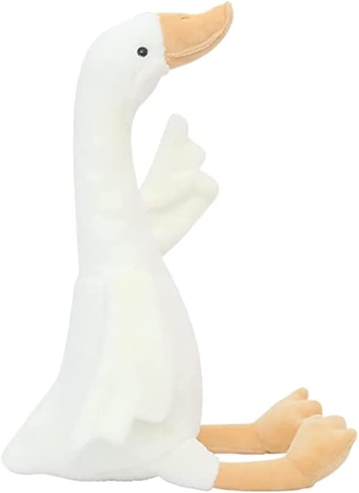 NatureMan 19.7" Swan Stuffed Animal, Cute soft Goose Toy Plushie Pillow Doll ThrowHugging Cushion Birthday Gifts - Perfect Companion for Kids, Babies, Toddlers