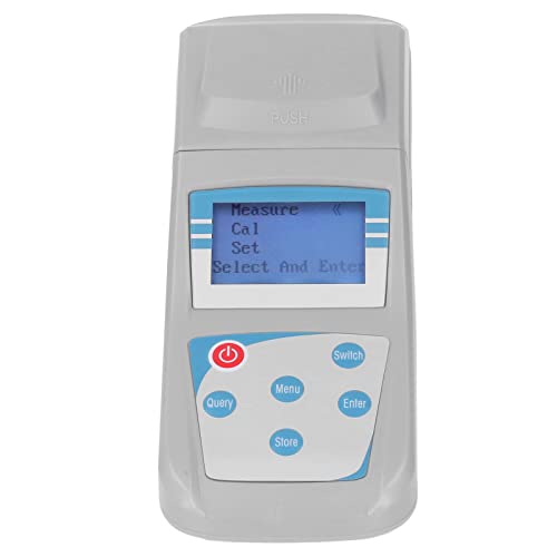 Lab Turbidity Meter, Portable Turbidimeter Water Quality Turbidity Detection Analyzer, Measuring Range 0-200 NTU, 90°Scattered Light Accuracy 0.1 with Backlight, Easy Calibration