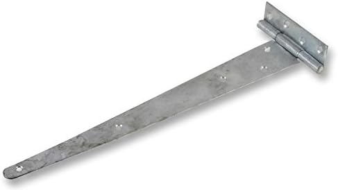 Duratool D00920 Medium Duty T-Hinges Galvanised 16" (406.4mm) 2 Pack