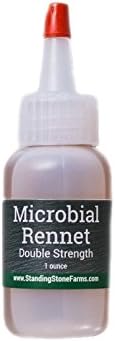Liquid Rennet 1 Ounce, Double Strength, Microbial, Vegetarian - ORGANIC