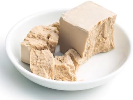 Greenhalghs Fresh Yeast 1kg – Professional Quality Fresh Compressed Yeast for Bread Making, Pizza Dough, Rolls, Brioche, Artisan Baking & Home Bakery Use