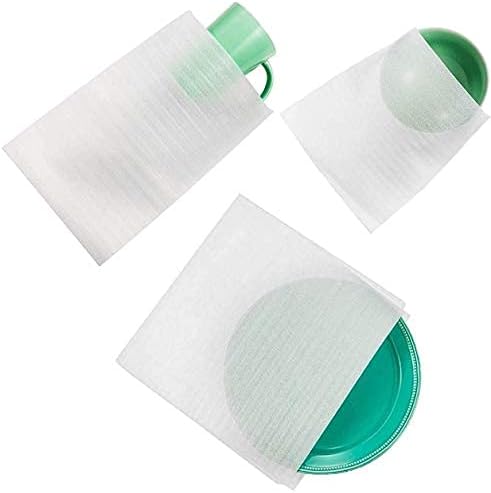 ALIN 60 Cushion Foam Pouches, Moving Foam Wrap Pouches, Protect Mug, Cup, Glasses, China, and Dishes, Packing Supplies, Packing Cushioning Supplies for Moving