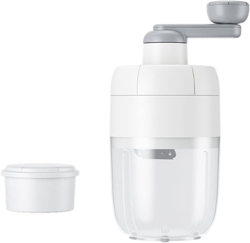 Comphic Shaved Ice Machine Home Small Manual Ice Crusher Hand-Shake Ice and Hail Ice Ice Breaker to Make Sand Ice