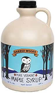 Very Dark, Strong Taste Grade A Vermont Maple Syrup - Barred Woods Maple Products -1/2 Gallon - End of Season Maple Syrup