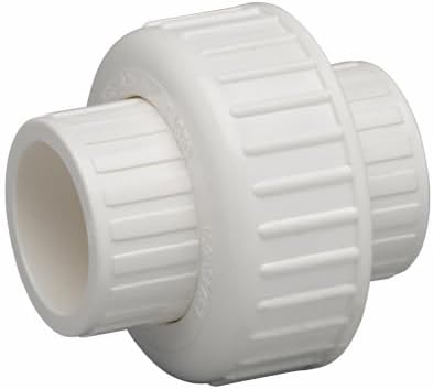 Schedule 40 PVC Solvent Weld Slip Union, 1/2 in. - 511-14-12-12