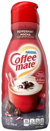 Coffee mate Peppermint Mocha Non-Dairy Liquid Coffee Creamer, 946ml