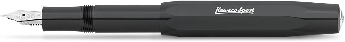 Kaweco Skyline Sport Fountain Pen - Black - Extra Fine Point