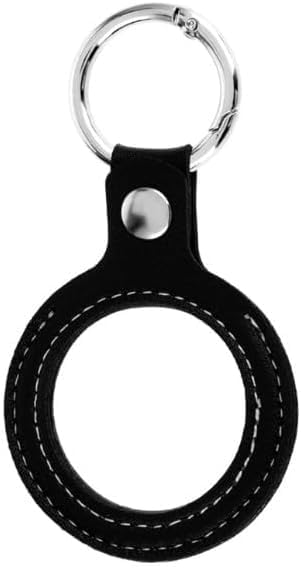 1Pc Black Leather Coin Holder Keychain for Coin, Lucky Coin Keyring Standard Coin, Coin Collection Stroage,Coin Storage and Shipping Boxes,Money Handling Products,Office Products