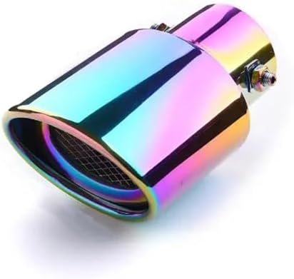 SUGNAYS Car Exhaust Tail Pipe, for Volkswagen VW Tiguan L MK2 2017 2023 2021 2019 2018 Exhaust Muffler Tip Pipe Stainless Steel Car Rear Tail Throat Muffler