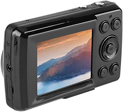 Digital Camera 720P Full HD Compact Camera 36MP Vlogging Camera with 16X Digital Zoom, Photo Camera 2.4 Inch LCD Mini Video Camera for Students Children Adults Beginners (Black)