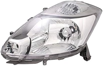 Headlights VP1523L Left Headlamp Driver Side Headlight Assembly Projector Front Light Car Lamp Chrome LHD Compatible With Subaru Justy 4 2007 2008 2009 2010- Daihatsu Sirion 2005 2006 2007 2008 2009-