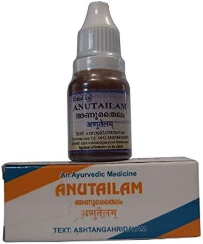 Arya Vaidya Sala, Kottakkal Anu Tailam, 10 ml, Ayurvedic Nasya,