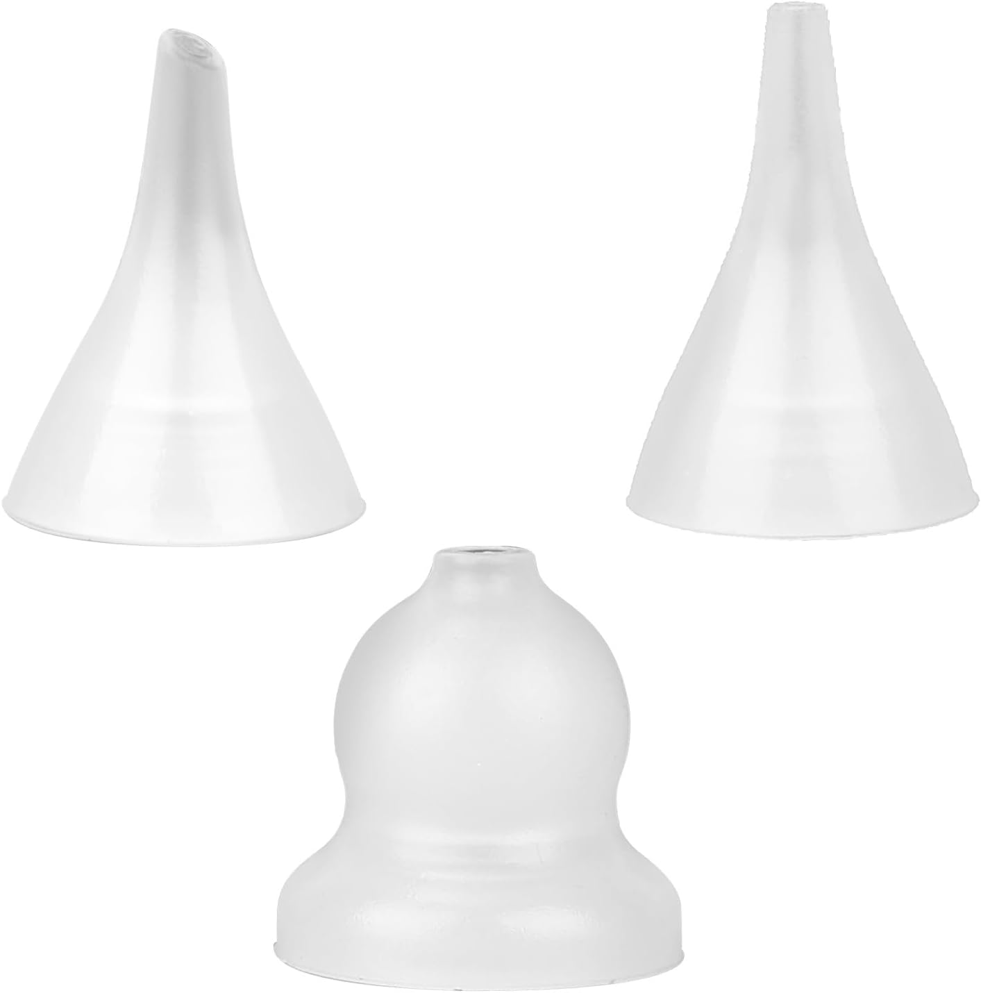 BOXOB 3 Pcs Nasal Aspirator Replacement Tips, Silicone Replacement Parts for Baby & Toddlers Compatible with GROWNSY Watolt LittleTora HEYVALUE Cocobela HailiCare KIDIRA TEQIN X-Bosak