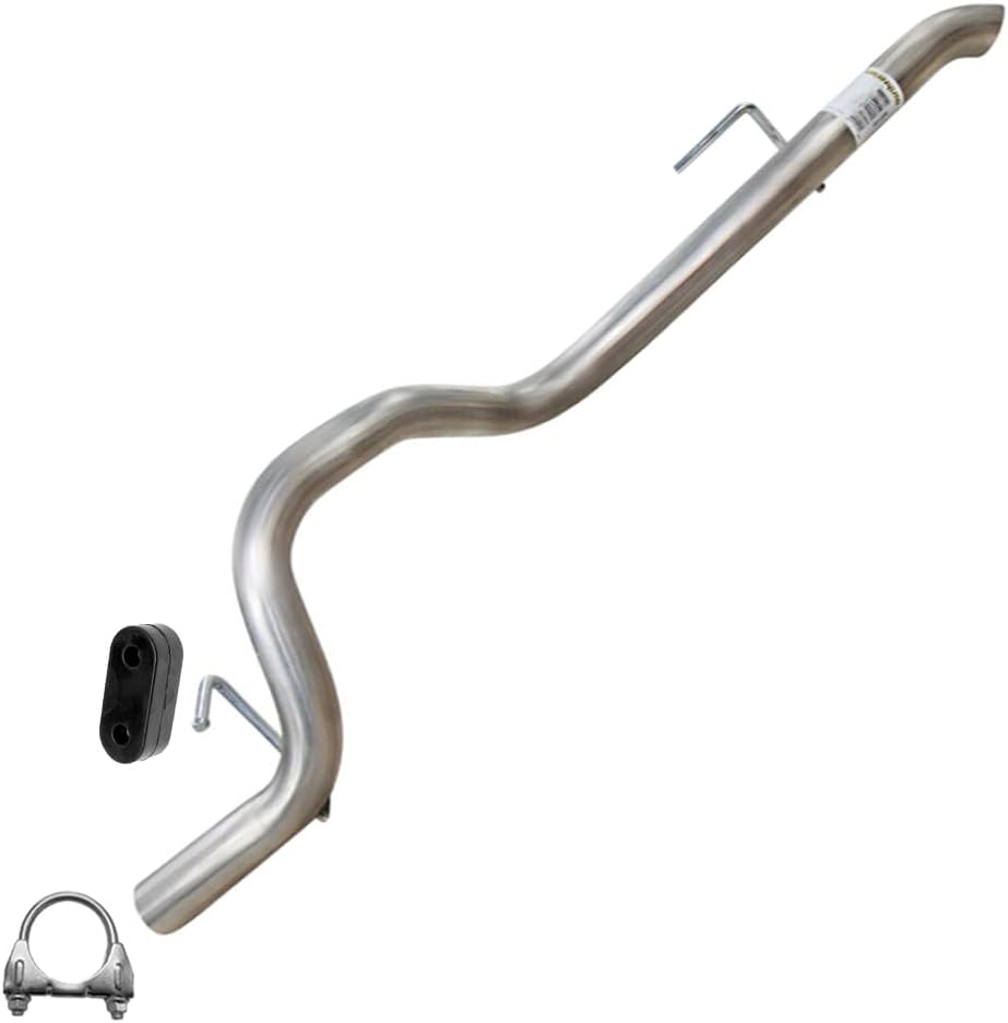 Northeastern Exhaust | Stainless Steel Exhaust Tail Pipe Compatible for Jeep Cherokee 1996-2001 2.5L | Automotive Replacement Parts | Free Clamp and Hanger Included
