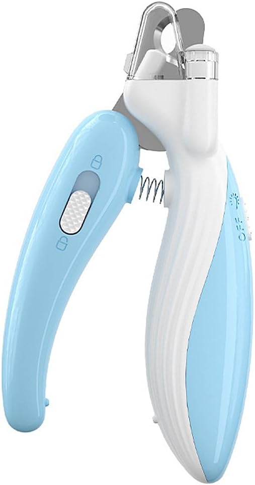 Cat Claw Clippers with Safety Guard and Light, Professional Pet Nail Clippers for Cat, Kitten, Puppy, Small Dog, Birds, Rabbit, Guinea Pig