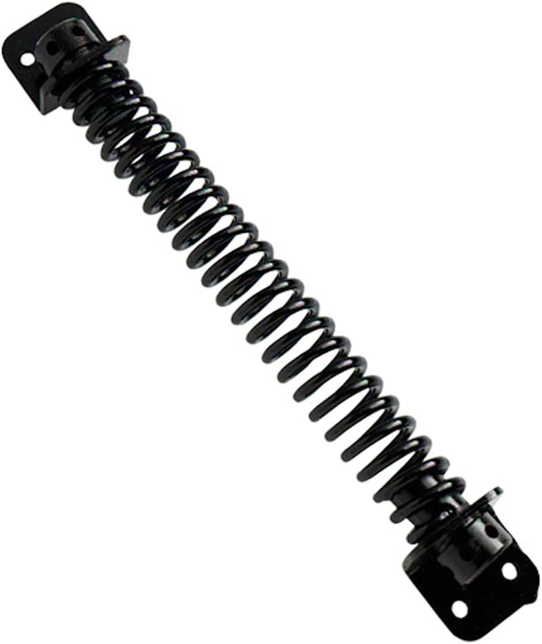 Merriway BH05795 Adjustable Steel Gate Spring, 200mm (8 inch) - Black