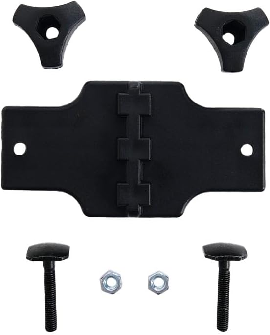 Peruzzo Kit for Wider Roof Bars Pure Instinct Roof Carrier (Article No. 710), Black, Compatible with Thule Wingbars