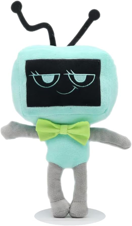 CHENGLI R-oblox Games Plush Dandy Figure Halloween Plushies Cute Dandy R-oblox Games Stuffed Animal Doll for Boys Girls Soft Gift for Halloween Thanksgiving Christmas Birthday