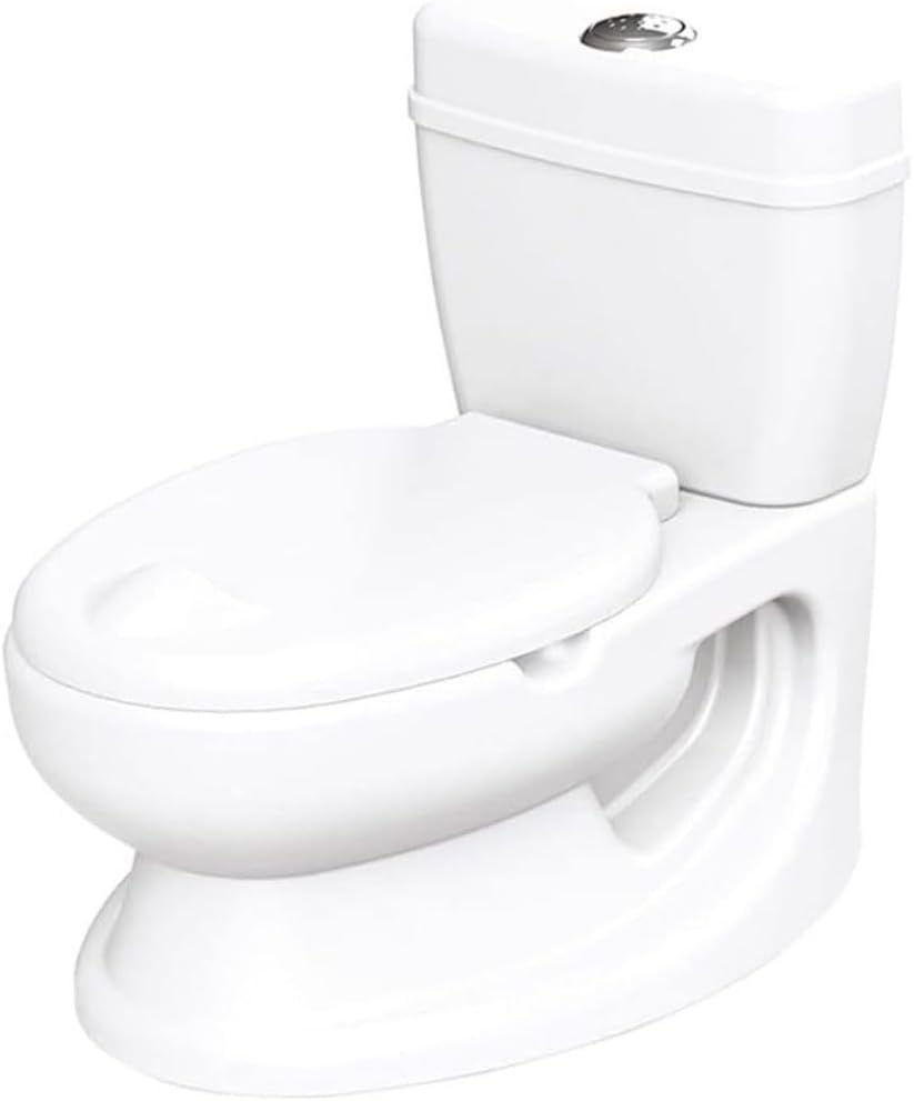 DOLU Toddler Infant Educational Potty Aid Toy - Realistic Design with Retractable Toilet Roll Holder, Storage Compartment - Suitable for Ages 18 Months and Up