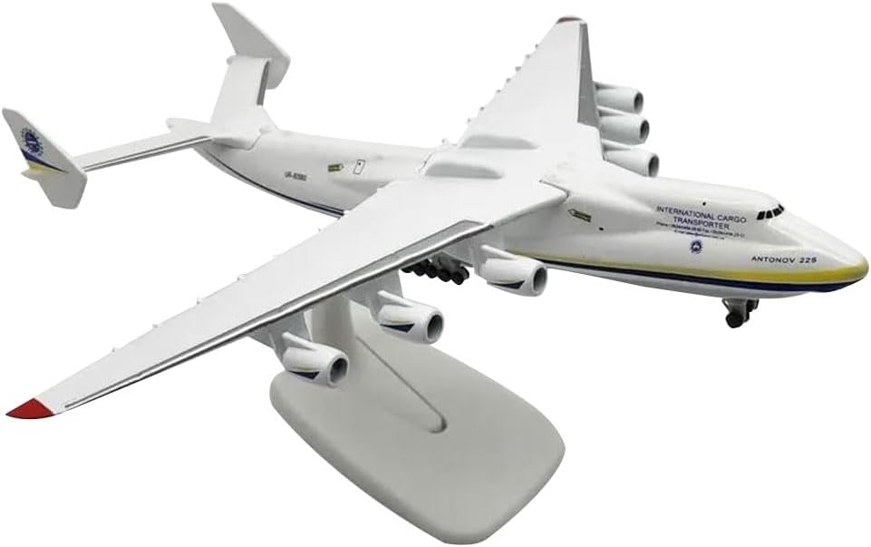 Kopinma 1/400 Antonov An-225 Mriya Large Transport Airplane Model, Metal Alloy Antonov An-225 Mriya Airplane Model for Collecting and Gift,Home Office Home Decoration