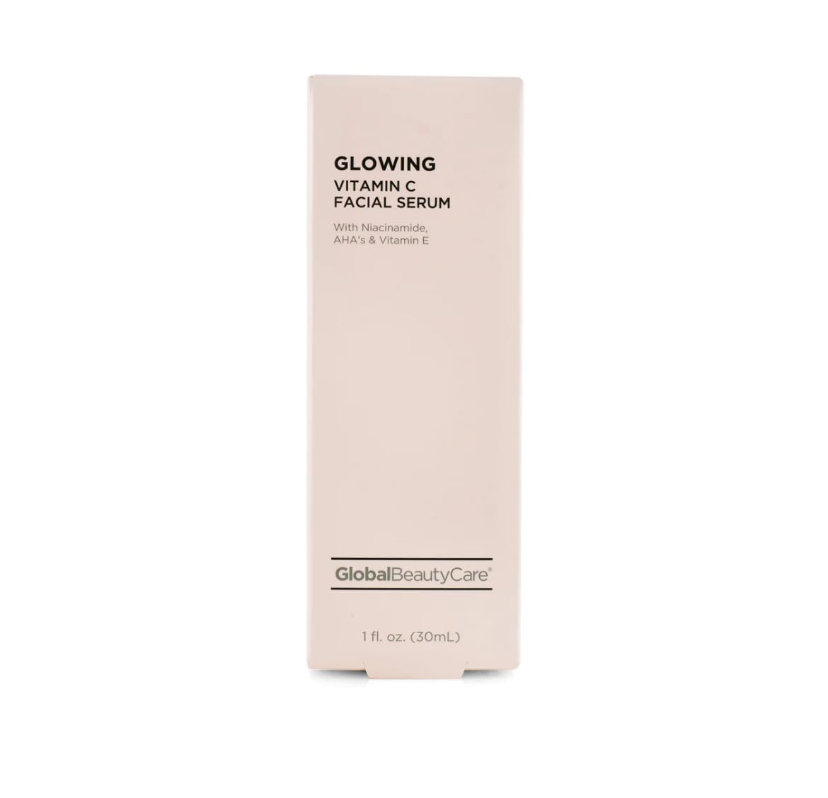 Global Beauty Care Glowing Vitamin C - Facial Serum with Niacinamide, AHA & Vitamin E 1fl oz 30ml