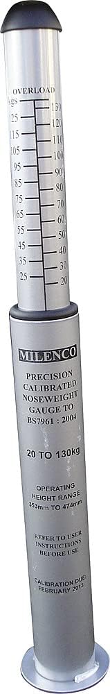 Precision Calibrated Nose Weight Gauge Caravan trailer, silver
