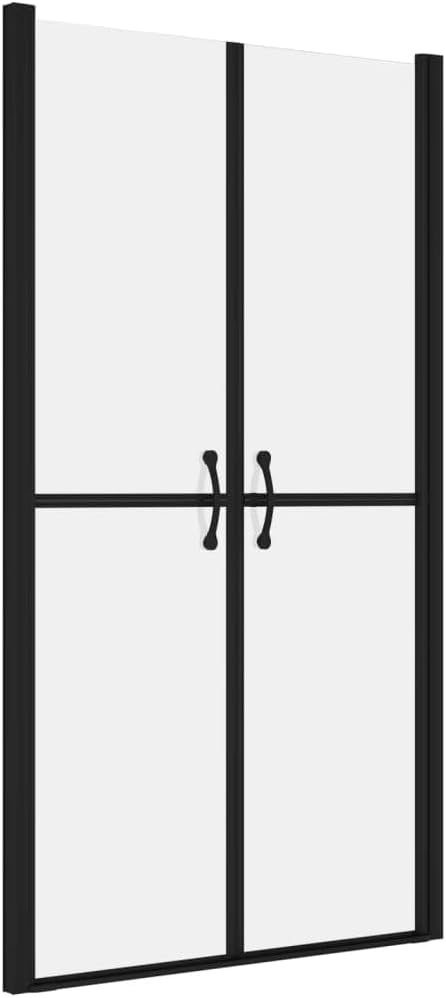 vidaXL Shower Door Modern Home Bathroom Cubicle Accesory Enclosure Walk in Door Cabinet Screen Bath Cabin Frosted ESG (83-86) x190 cm