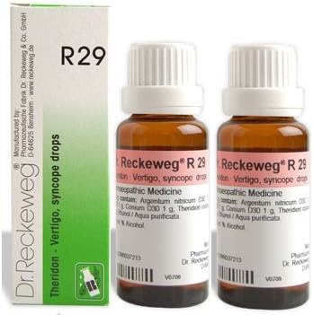 Dr.Reckeweg Germany R29 Vertigo, Syncope Drops Pack of 2