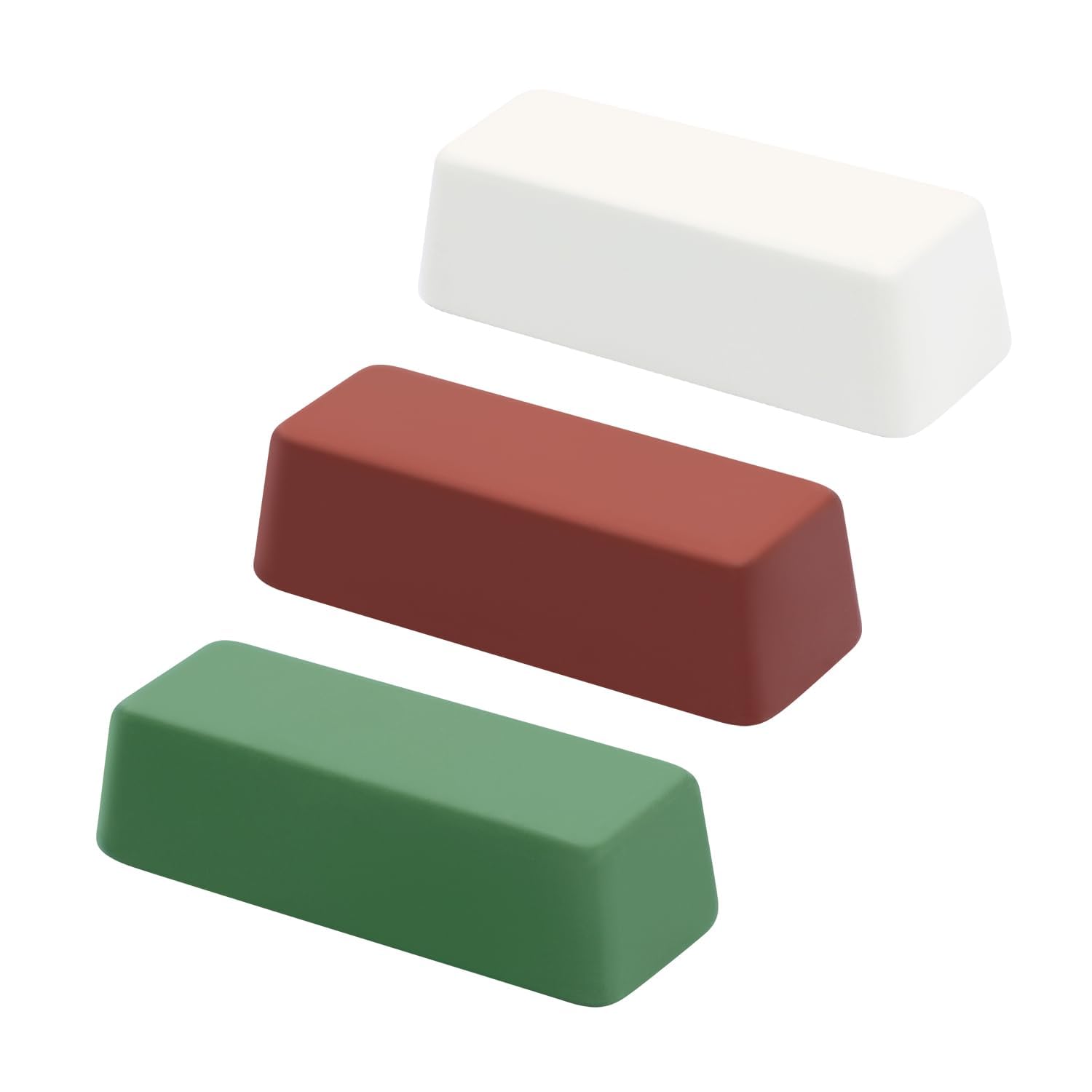 Mini Buffing Polishing Cutting Compounds Kit 35g each - Green Fine/White Medium/Red Coarse - 3 Pack