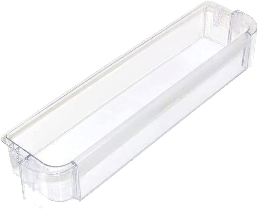 Whirlpool Fridge Freezer Lower Door Botle Shelf / Clear Plastic Tray 44cm x11cmx6cm