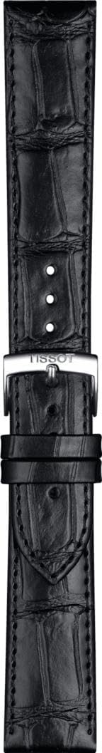 T852043012 20mm Lug Black Leather Strap