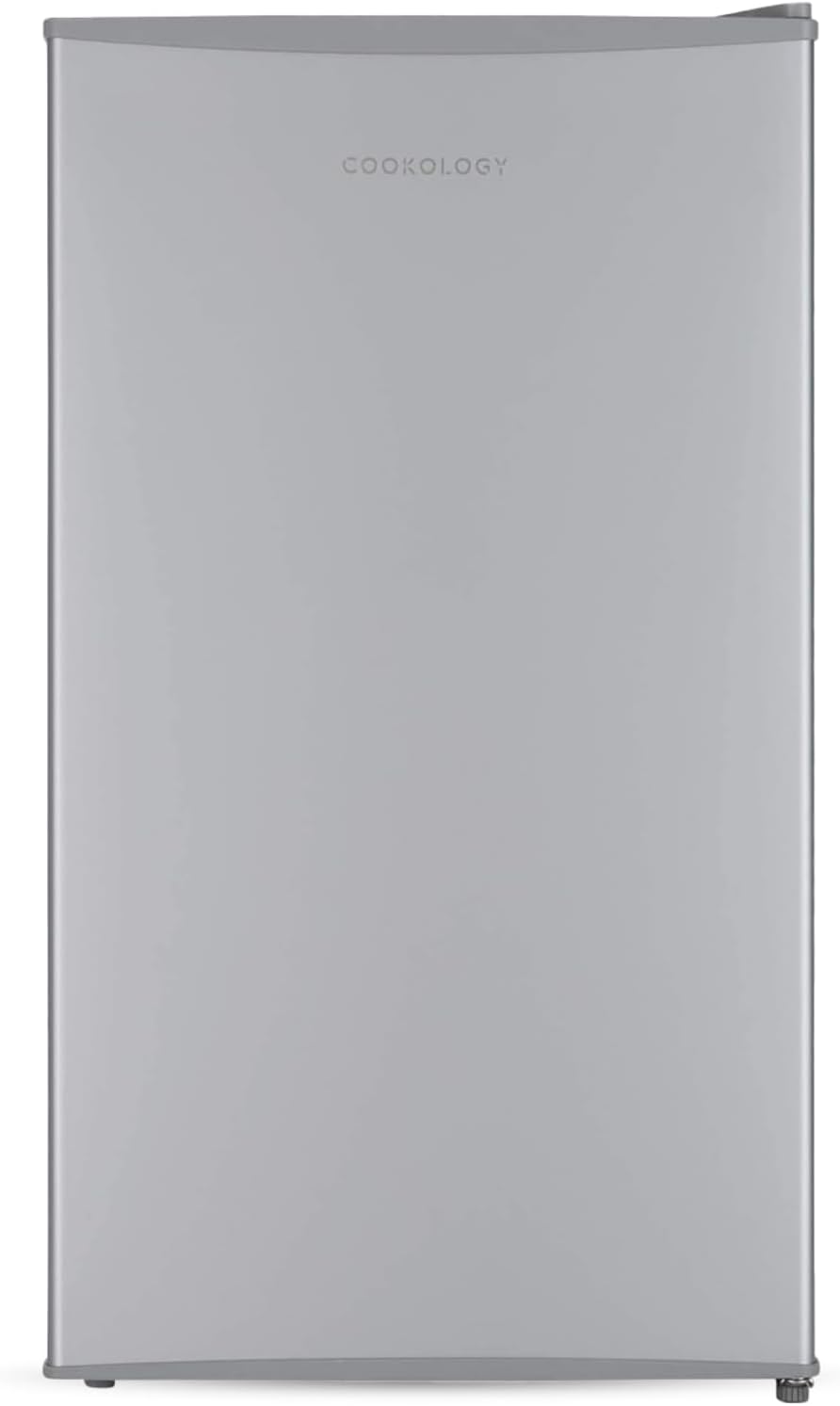 Cookology 93L Freestanding Under-Counter Fridge - Chiller Box - Silver