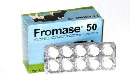 Fromase Vegetarian Rennet - 20 Tablets (Pack of 10), Unisex, Cheese Making Tool, Cheese Making Supplies, Home Cheese Makers