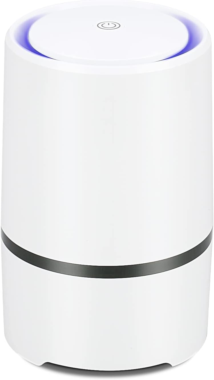 MELEDEN HEPA Air Purifier for Smoke, Pollen, Pet Dander, Odor, Dust Remove, Compact Air Purifiers for Home Bedroom, Kitchen and Office, No Ozone Air Cleaner