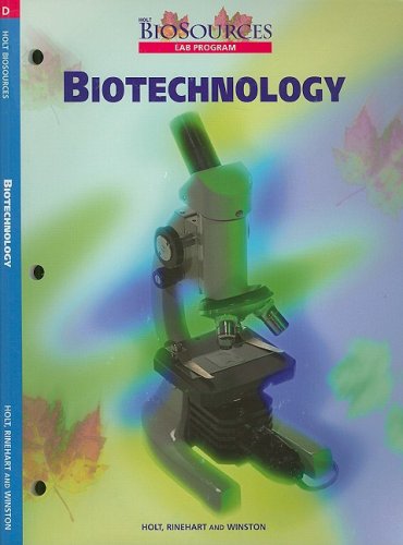 Biotechnology: Includes Labs D1-D12 (BioSources Lab Program)