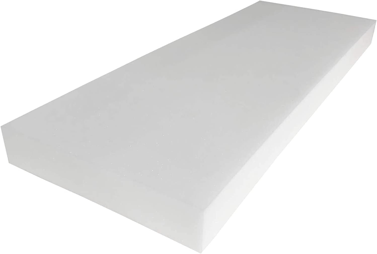 FOAM CRAFT® High Density White Upholstery Foam Sheet for furniture renewal, cushions & chair pads | Foam cut to size for seat pads, Premium Quality foam padding for sofa bed (60 X 120cm, Thick 2.5cm)